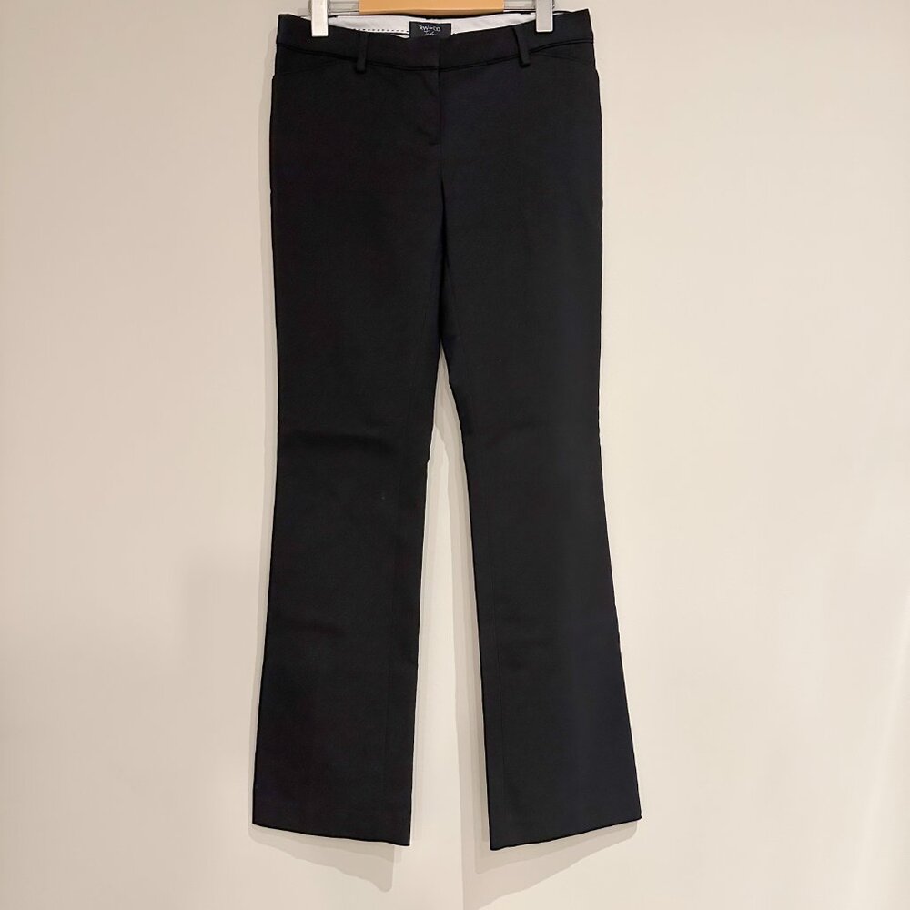 Low Rise Bootcut Dress Pants Black Womens Size 4